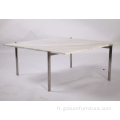 Poul Kjaerholm 61 table basse avec verre